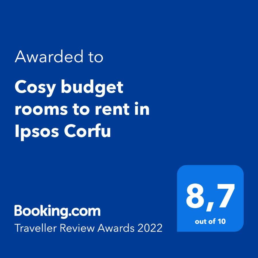 Cosy Budget Rooms To Rent In Ipsos Corfu Εξωτερικό φωτογραφία